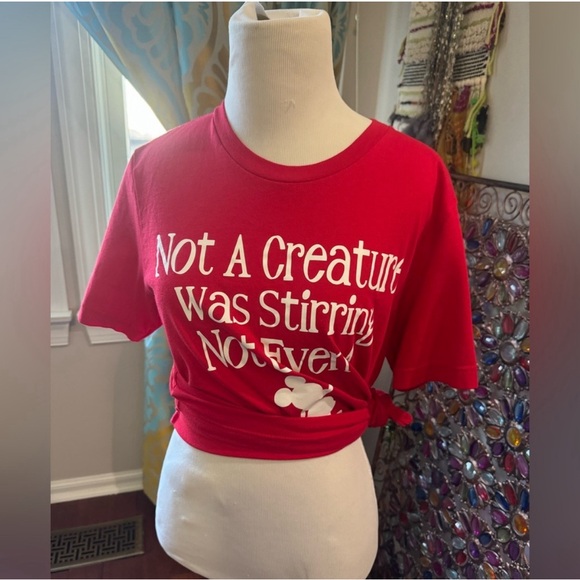 Women’s size medium Christmas top ‘ not a creature was stirring not even a mouse - Picture 4 of 7